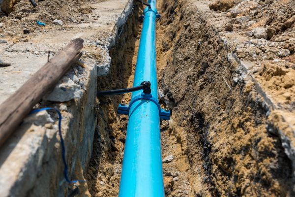 Water Main Installation in Mason