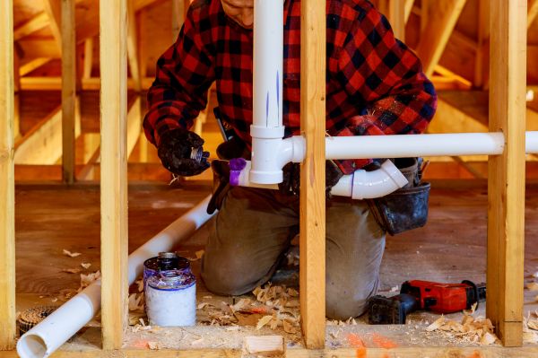 New Home Plumbing in Mason