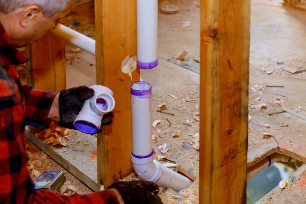 Building Plumbing Installation in Mason