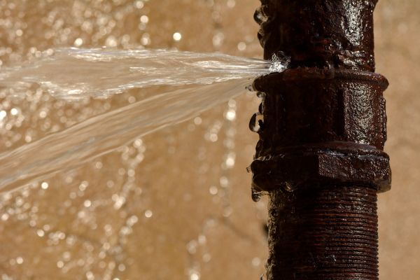 Busted Pipe Repair in Mason
