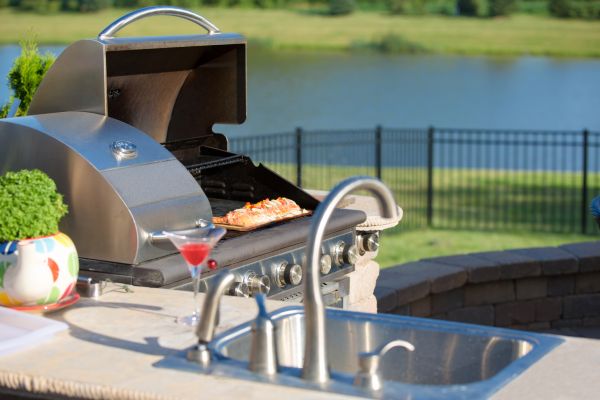 Outdoor Kitchen Plumbing in Mason