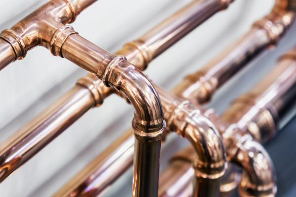 Copper Plumbing Repair in Mason