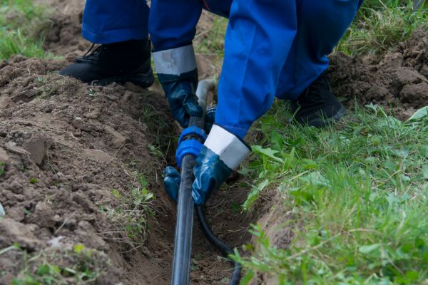 Water Line Installation in Mason
