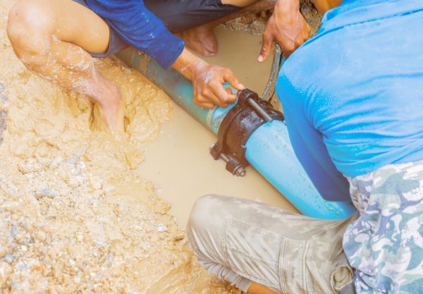 Cracked Plumbing Repair in Mason