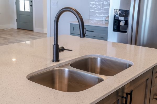 Double Basin Sink Installation in Mason